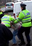 GMP POLICING BARTON MOSS PROTESTS SALFORD
